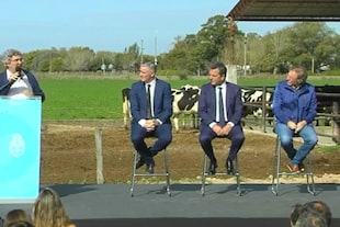 Los anuncios se hicieron en un campo de la localidad de Navarro, provincia de Buenos Aires