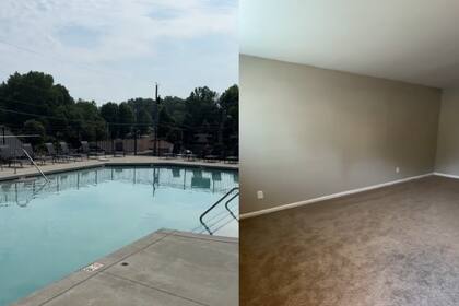 Los apartamentos incluyen dos habitaciones, un baño y cocina equipada