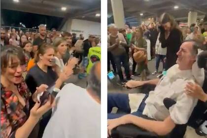 Los aplausos de la gente provocaron la emoción de Esteban Bullrich el sábado por la noche, tras el recital de Coldplay en Ríver