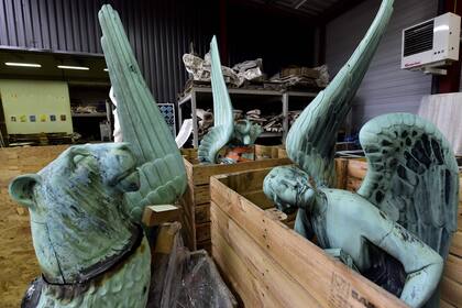 Las estatuas que se salvaron