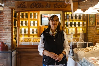 “Los arequeros somos muy resistentes. Y nosotros, con La Olla de Cobre, no nos iríamos a ningún otro lado”, dice Teresita Gabba de La Olla de Cobre.
