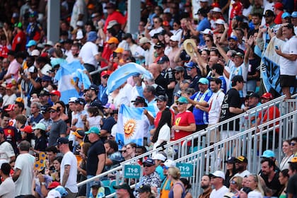 Los argentinos acompañan a Franco Colapinto en el Gran Premio de Miami