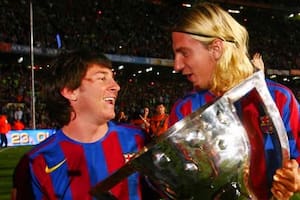 Maxi López habló de su vínculo con Lionel Messi en el Barcelona