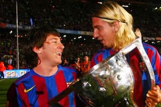 Maxi López habló de su vínculo con Lionel Messi en el Barcelona