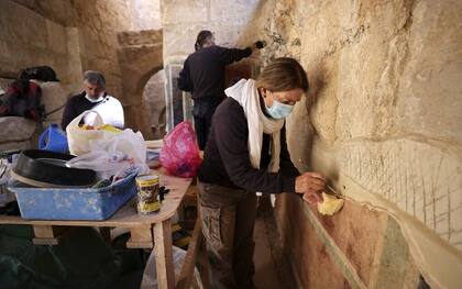 Los arqueólogos israelías que trabajan en el palacio de Herodes lo consideran "un laboratorio arqueológico único" como Pompeya, que todavía muestra restos bien coservados de la erupción del volcán Vesubio