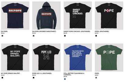 Los artículos de merchandising en tiendas de Chicago