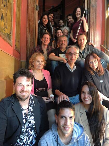 Los artistas del Conventillo.
