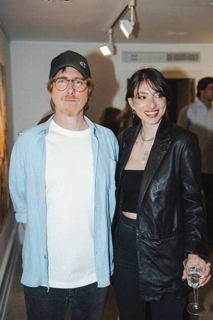 Los artistas Juan Becur y Yair Chevalier