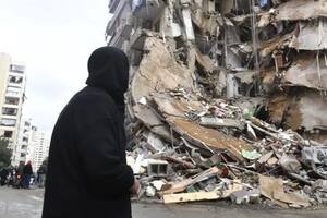 Los ataques israelíes destruyeron edificios enteros en Beirut. Getty Images