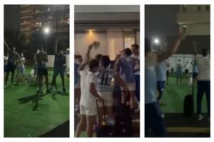 Los atletas recibieron a Los Pumas 7s con una ovación