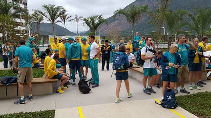 Los australianos debieron evacuar la Villa Olímpica