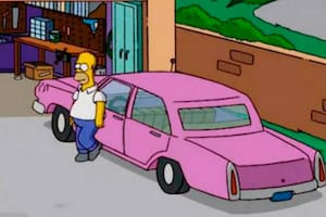 Cómo lucen los autos de Los Simpson en la vida real