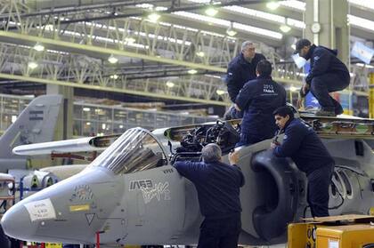 Los aviones Pampa son fabricados en Fadea