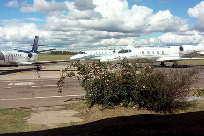 Los aviones que usaron los invitados al Día de la Lealtad en La Pampa