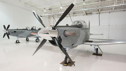 Los aviones Texan II TC6 que adquirió el Gobierno a Estados Unidos