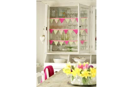 Los banderines dan un toque diferente a cada rincón