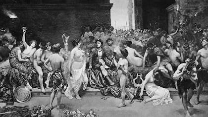 Los banquetes que combinaban placeres de gustativos y eróticos están bien documentados en textos antiguos.