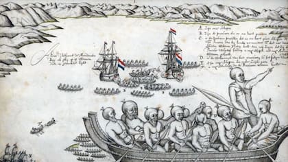 Los barcos de Tasman partieron de Nueva Zelanda después de un sangriento encuentro con el pueblo maorí, pero él creyó haber encontrado el legendario continente del sur.