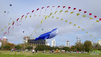 Los barriletes inflables son lo más nuevo en materia barriletística, producto del uso de telas livianas e impermeables.