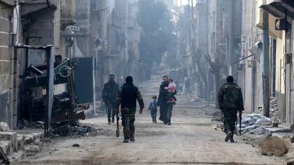 Los barrios de Aleppo, devastados por la ofensiva del gobierno
