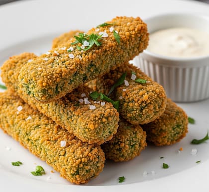 Los bastones de espinaca caseros sin fritura que pueden salvar tu almuerzo o cena gracias a que no demandan demasiado tiempo