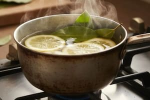 Los beneficios de mezclar cáscaras de limón con hojas de laurel (Foto ilustrativa)