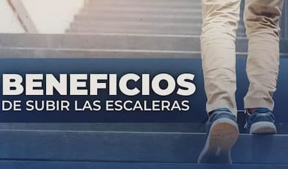 Los beneficios de subir escaleras