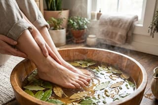 Los beneficios de sumergir los pies en agua de laurel al menos una vez a la semana