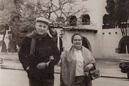 Abraham y Sara, los bisabuelos del Peque Schwartzman, en una foto del archivo familiar