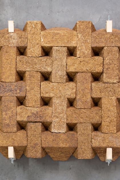 Los bloques Sugarcrete están hechos con residuos de los cultivos de caña de azúcar