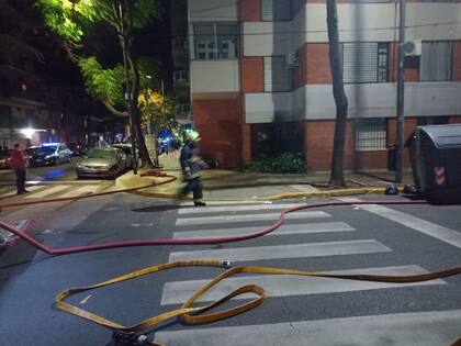 Los bomberos dominaron las llamas del departamento