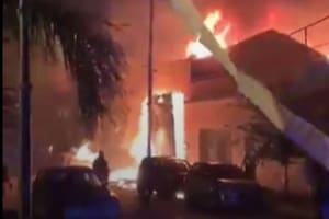 Así fue el momento de la explosión de una fábrica en San Fernando