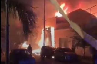 Así fue el momento de la explosión de una fábrica en San Fernando