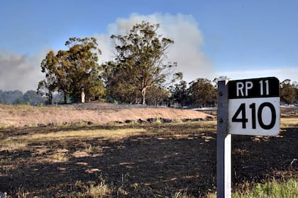 La Ruta Provincial 11, altura 410, la zona donde habría comenzado el siniestro
