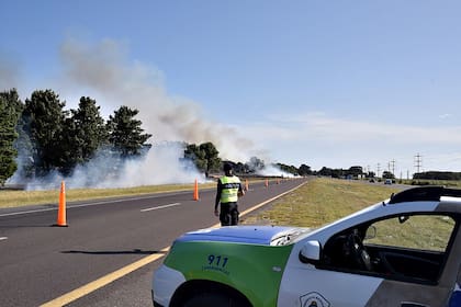 El acceso a la ciudad por el norte está cortado