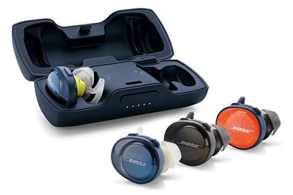 Los Bose Soundsport Free y su estuche de carga