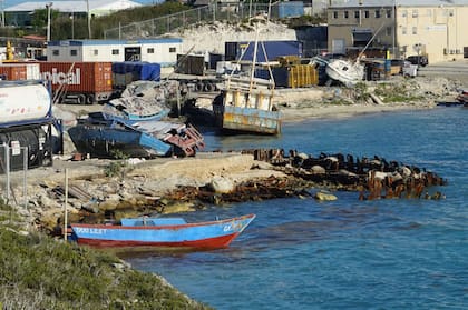 Los botes utilizados por los inmigrantes haitianos