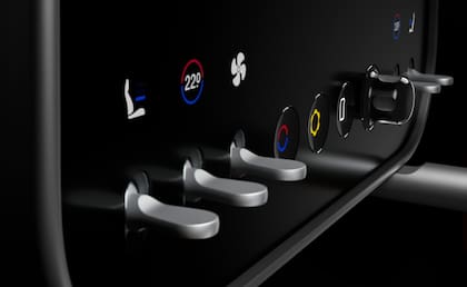 Los botones físicos siguen presentes para muchas funciones del modelo