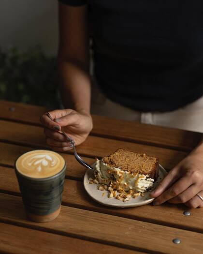 Los budines de Fauna Café y Flora son un gran acompañamiento para el café.