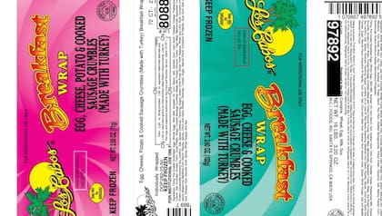 Los burritos afectados fueron producidos entre el 17 de septiembre y el 14 de octubre de 2025