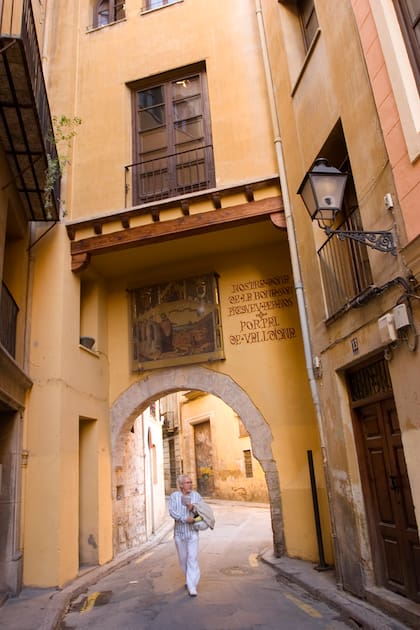Los callejones del casco antiguo de Valencia todavía conservan su trazado medieval.