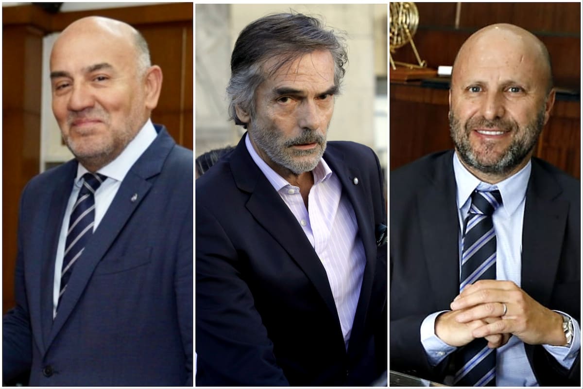 Los tres jueces que confirmaron la condena contra Cristina Kirchner: Mariano Borinsky, Gustavo Hornos y Diego Barroetaveña.
