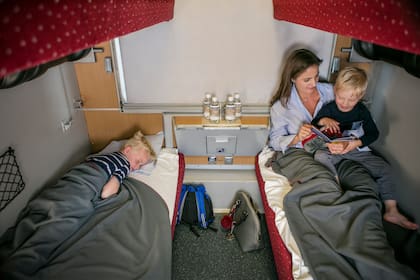 Los camarotes del servicio nocturno de los trenes Nightjet