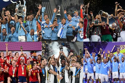 Los campeones de los torneos más importantes del 2023, en las ceremonias de premiación