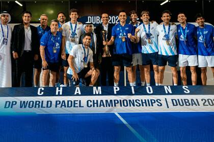 Los campeones del mundo en Dubái: un momento inolvidable de los argentinos