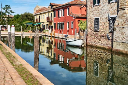 Los canales de la isla de Torcello