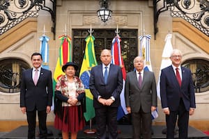 Los cancilleres del Mercosur se reunieron en el Palacio San Martín