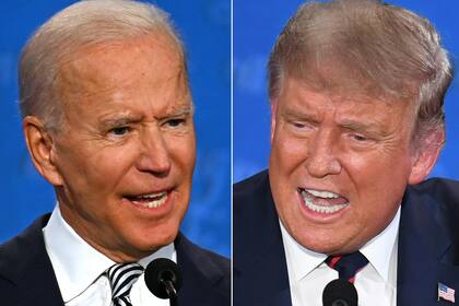 Biden y Trump