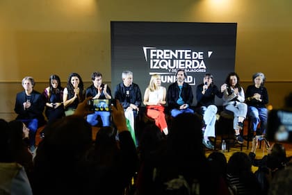 Los candidatos del Frente de Izquierda