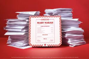 Los candidatos ganadores tendrán sus currículums impresos y enviados en cajas de Pizza Hut al empleador de Nueva York que elijan (Imagen Pizza Hut)